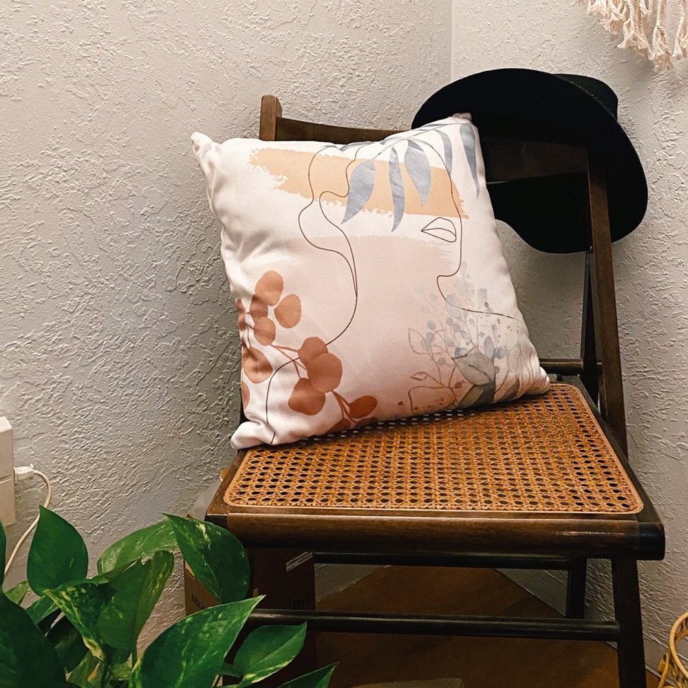 Abstract Throw Pillow